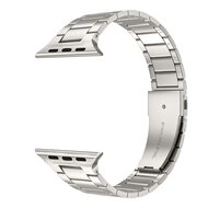 Stalen schakelband - Starlight / Sterrenlicht - Geschikt voor Apple watch 44mm / 45mm&nbsp;/ 46mm / 49mm