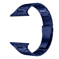 Stalen schakelband - Donkerblauw - Geschikt voor Apple watch 44mm / 45mm&nbsp;/ 46mm / 49mm
