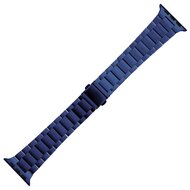 Stalen schakelband - Donkerblauw - Geschikt voor Apple watch 44mm / 45mm&nbsp;/ 46mm / 49mm
