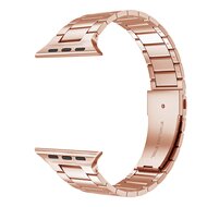 Stalen schakelband - Champagne goud - Geschikt voor Apple watch 44mm / 45mm&nbsp;/ 46mm / 49mm