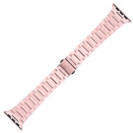 Stalen schakelband - Ros&eacute; goud - Geschikt voor Apple watch 44mm / 45mm&nbsp;/ 46mm / 49mm