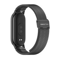 Stalen RVS band - Zwart - Xiaomi Smart Band 8 / 9 / 10
