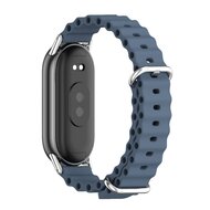 Ocean siliconen bandje - Blauw - Xiaomi Smart Band 8 / 9 / 10