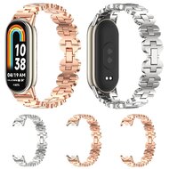 Stalen armband - Zilver - Xiaomi Smart Band 8 / 9 / 10