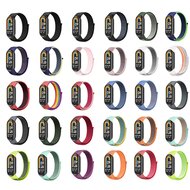 Sport loop nylon bandje - Mintgroen - Xiaomi Smart Band 8 / 9 / 10