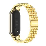 Stalen schakelbandje - Goud - Xiaomi Smart Band 8 / 9 / 10