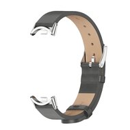 PU leren bandje - Grijs - Xiaomi Smart Band 8 / 9 / 10