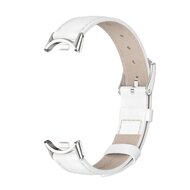 Echt leren bandje - Wit - Xiaomi Smart Band 8 / 9 / 10