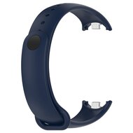 Siliconen bandje - Navy - Xiaomi Smart Band 8 / 9 / 10