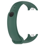 Siliconen bandje - Donkergroen - Xiaomi Smart Band 8 / 9 / 10