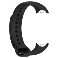 Siliconen bandje - Zwart - Xiaomi Smart Band 8 / 9 / 10