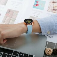 Rubberen sportband - Lichtblauw - Xiaomi Mi Watch / Xiaomi Watch 2 / Xiaomi Watch S1 / S2 / S3 / S4