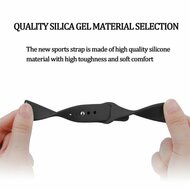 Rubberen sportband - Roomwit - Xiaomi Mi Watch / Xiaomi Watch 2 / Xiaomi Watch S1 / S2 / S3 / S4