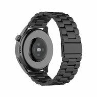 Stalen schakelband - Zwart - Xiaomi Mi Watch / Xiaomi Watch 2 / Xiaomi Watch S1 / S2 / S3 / S4