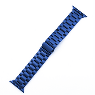 Stalen schakelband - Donkerblauw - Geschikt voor Apple watch 44mm / 45mm&nbsp;/ 46mm / 49mm