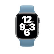 Solo Loop Link serie bandje - Maat: M - Blauw - Geschikt voor Apple Watch 38mm / 40mm / 41mm / 42mm