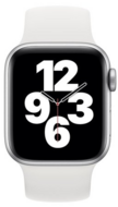 Solo Loop Link serie bandje - Maat: M - Wit - Geschikt voor Apple Watch 38mm / 40mm / 41mm / 42mm