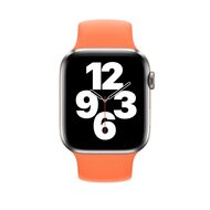 Solo Loop Link serie bandje - Maat: M - Oranje - Geschikt voor Apple Watch 38mm / 40mm / 41mm / 42mm