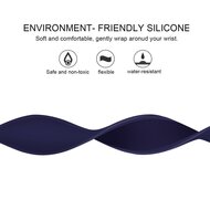 Solo Loop Link serie bandje - Maat: S - Saffierblauw - Geschikt voor Apple Watch 44mm / 45mm&nbsp;/ 46mm / 49mm