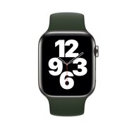Solo Loop Link serie bandje - Maat: S - Leger Groen - Geschikt voor Apple Watch 44mm / 45mm&nbsp;/ 46mm / 49mm