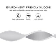 Solo Loop Link serie bandje - Maat: M - Wit - Geschikt voor Apple Watch 44mm / 45mm&nbsp;/ 46mm / 49mm