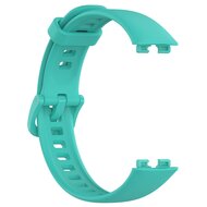 Siliconen bandje met gesp - Turquoise - Huawei Band 10 / 9 / 8