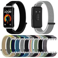 Sport loop nylon bandje - Lichtgrijs - Huawei Band 10 / 9 / 8