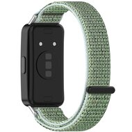 Sport loop nylon bandje - Groen - Huawei Band 10 / 9 / 8