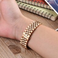 Stalen band - Ros&eacute; goud - Samsung Galaxy Watch 5 (Pro) - 40mm / 44mm / 45mm