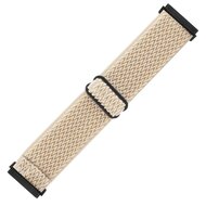 Fitbit Versa 3/4 &amp; Sense 1/2 Nylon loop bandje - Beige