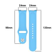 Siliconen sportband - Lichtblauw - Huawei Watch Fit 3 / Fit 4