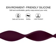 Solo Loop Link serie bandje - Maat: L - Oranje - Geschikt voor Apple Watch 38mm / 40mm / 41mm / 42mm