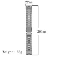 Titanium schakelband - Zilver - Garmin Quatix 8 - 47mm