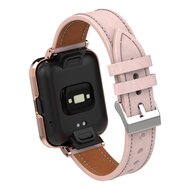 Leren band met case - Rood - Xiaomi Redmi Watch 2 (Lite)