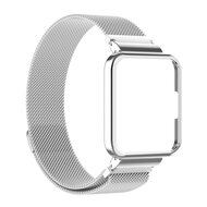 Milanese bandje met case - Zilver - Xiaomi Redmi Watch 2 (Lite)
