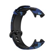 Siliconen band met print - Camouflage blauw - Xiaomi Mi Watch Lite / Redmi Watch