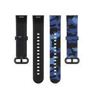 Siliconen band met print - Camouflage blauw - Xiaomi Mi Watch Lite / Redmi Watch