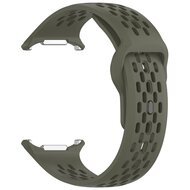 Siliconen sportband Holes Style - Donkergroen - Samsung Galaxy Watch Ultra 47mm