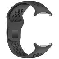 Siliconen sportband Holes Style - Zwart - Samsung Galaxy Watch Ultra 47mm