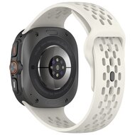 Siliconen sportband Holes Style - Sterrenlicht - Samsung Galaxy Watch Ultra 47mm