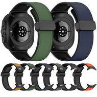 Hybrid leer + siliconen band - Lichtbruin - Samsung Galaxy Watch Ultra 47mm