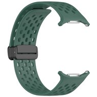 D-buckle siliconen sportband - Donkergroen - Samsung Galaxy Watch Ultra 47mm