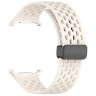 D-buckle siliconen sportband - Starlight / sterrenlicht - Samsung Galaxy Watch Ultra 47mm