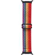 Elastische solo loop nylon bandje - Regenboog - Samsung Galaxy Watch 8 - 40mm / 44mm