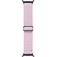 Elastische solo loop nylon bandje - Roze - Samsung Galaxy Watch 8 - 40mm / 44mm