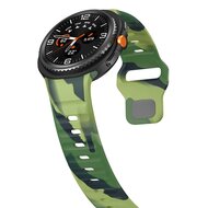 Wave siliconen band - Camouflage groen - Samsung Galaxy Watch 8 - 40mm / 44mm