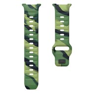 Wave siliconen band - Camouflage groen - Samsung Galaxy Watch 8 - 40mm / 44mm