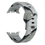 Wave siliconen band - Camouflage grijs - Samsung Galaxy Watch 8 - 40mm / 44mm