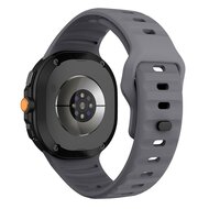 Wave siliconen band - Grijs - Samsung Galaxy Watch 8 - 40mm / 44mm