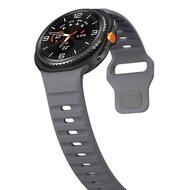Wave siliconen band - Grijs - Samsung Galaxy Watch 8 - 40mm / 44mm